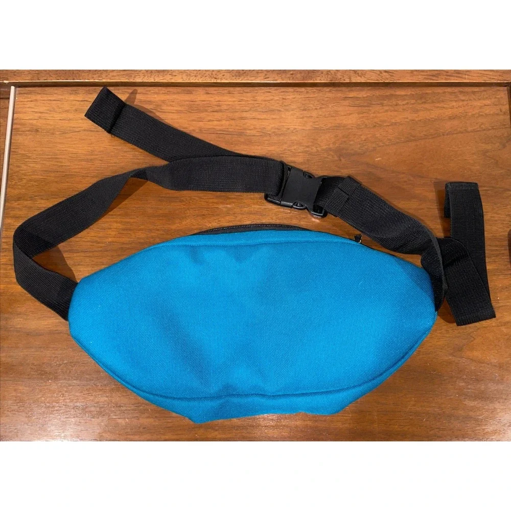 Dutch Bros Coffee Blue Fanny Pack Waist Belt Bag Zip Up‎ Adjustable Strap